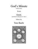 God's Minute SAB choral sheet music cover